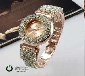 Fashion Women White Diamond Watch