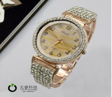Fashion Women White Diamond Watch